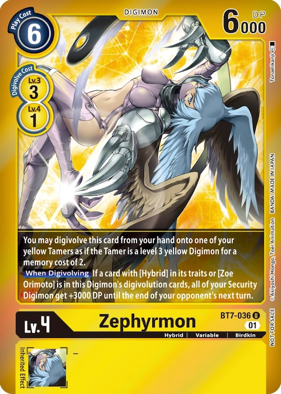 Zephyrmon [BT7-036] (Event Pack 3) [Next Adventure Promos] | The Gaming-Verse