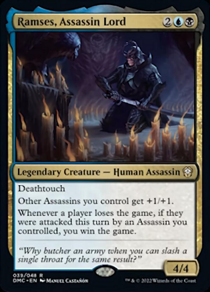 Ramses, Assassin Lord [Dominaria United Commander] | The Gaming-Verse