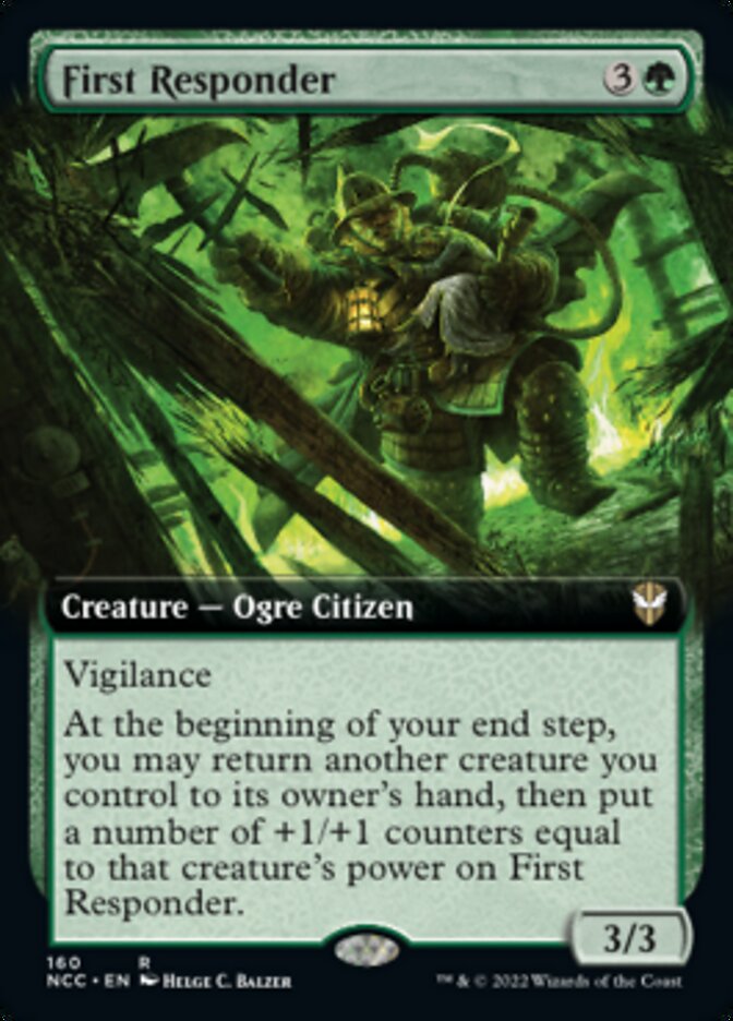 First Responder (Extended Art) [Streets of New Capenna Commander] | The Gaming-Verse