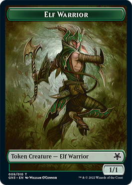 Soldier // Elf Warrior Double-Sided Token [Game Night: Free-for-All Tokens] | The Gaming-Verse