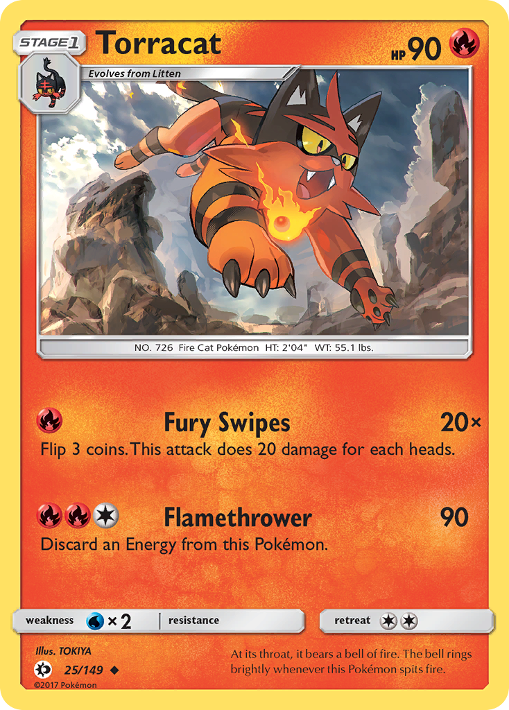 Torracat (25/149) [Sun & Moon: Base Set] | The Gaming-Verse