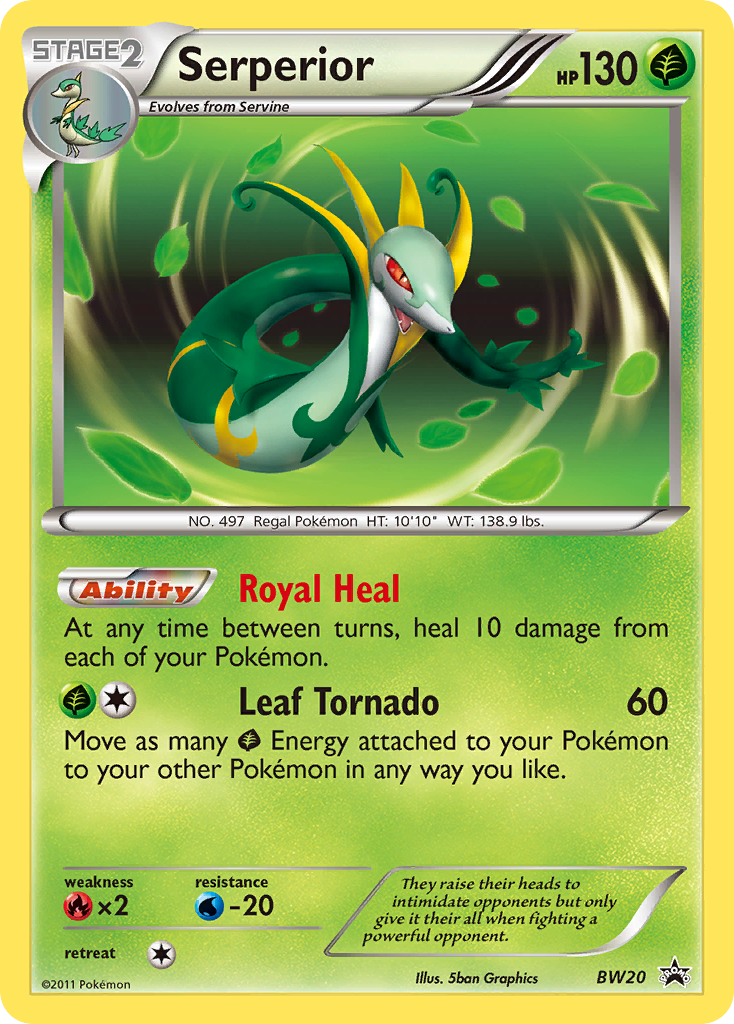 Serperior (BW20) [Black & White: Black Star Promos] | The Gaming-Verse