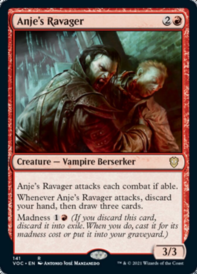 Anje's Ravager [Innistrad: Crimson Vow Commander] | The Gaming-Verse