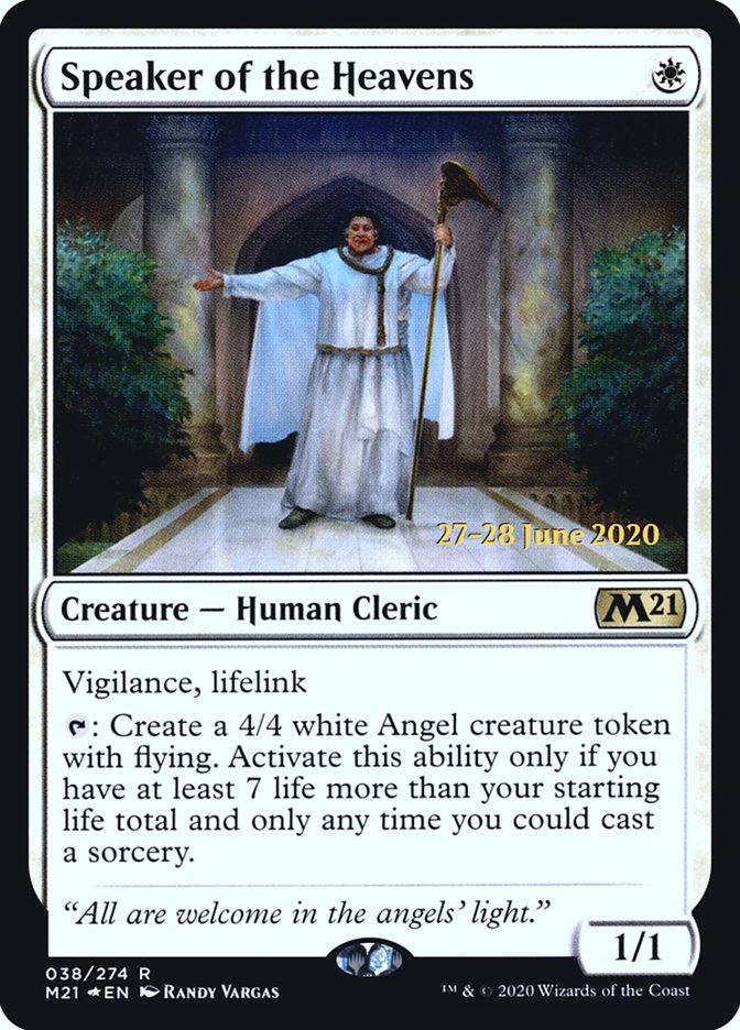 Speaker of the Heavens  [Core Set 2021 Prerelease Promos] | The Gaming-Verse