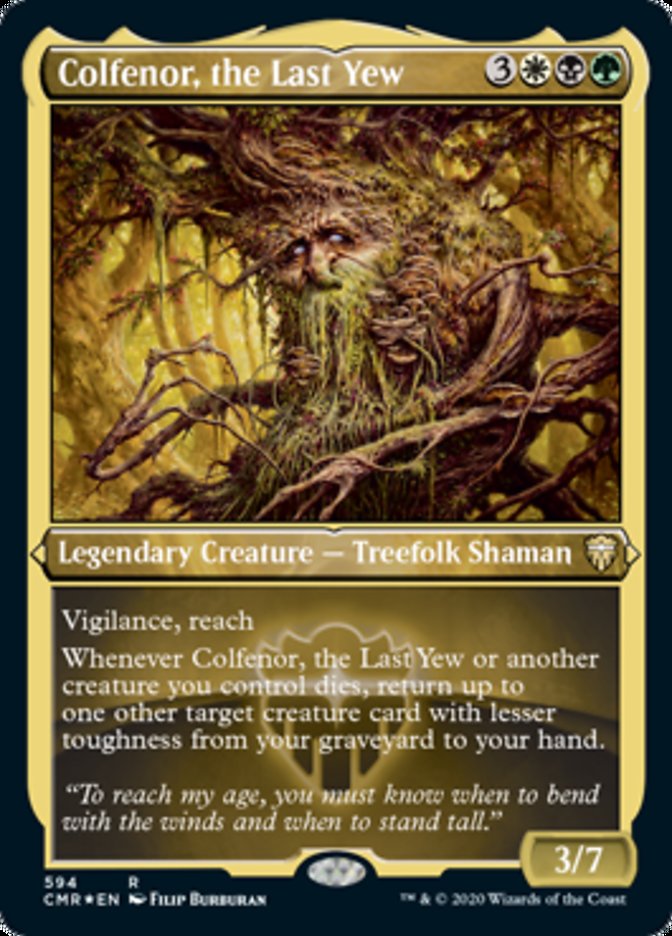 Colfenor, the Last Yew [Commander Legends Etched] | The Gaming-Verse