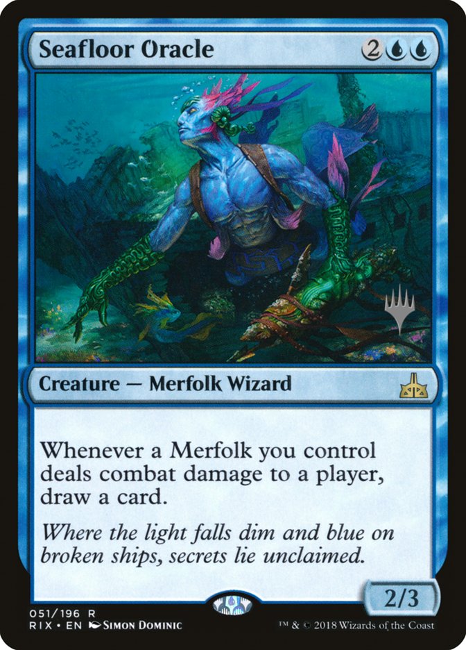 Seafloor Oracle (Promo Pack) [Rivals of Ixalan Promos] | The Gaming-Verse