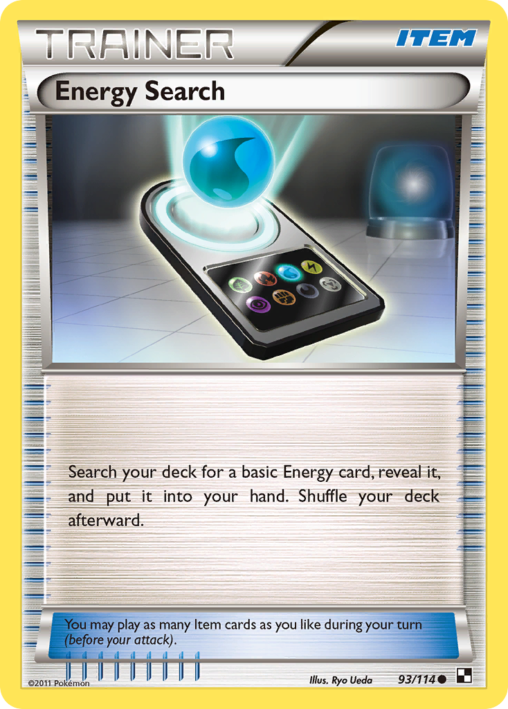 Energy Search (93/114) [Black & White: Base Set] | The Gaming-Verse