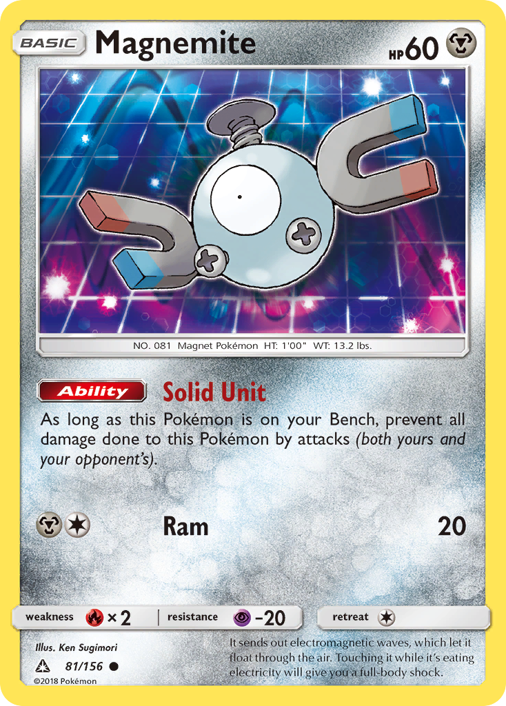 Magnemite (81/156) [Sun & Moon: Ultra Prism] | The Gaming-Verse