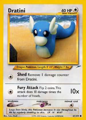 Dratini (63/105) [Neo Destiny Unlimited] | The Gaming-Verse