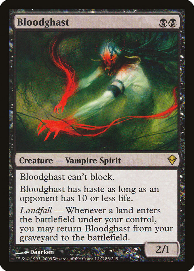 Bloodghast [Zendikar] | The Gaming-Verse