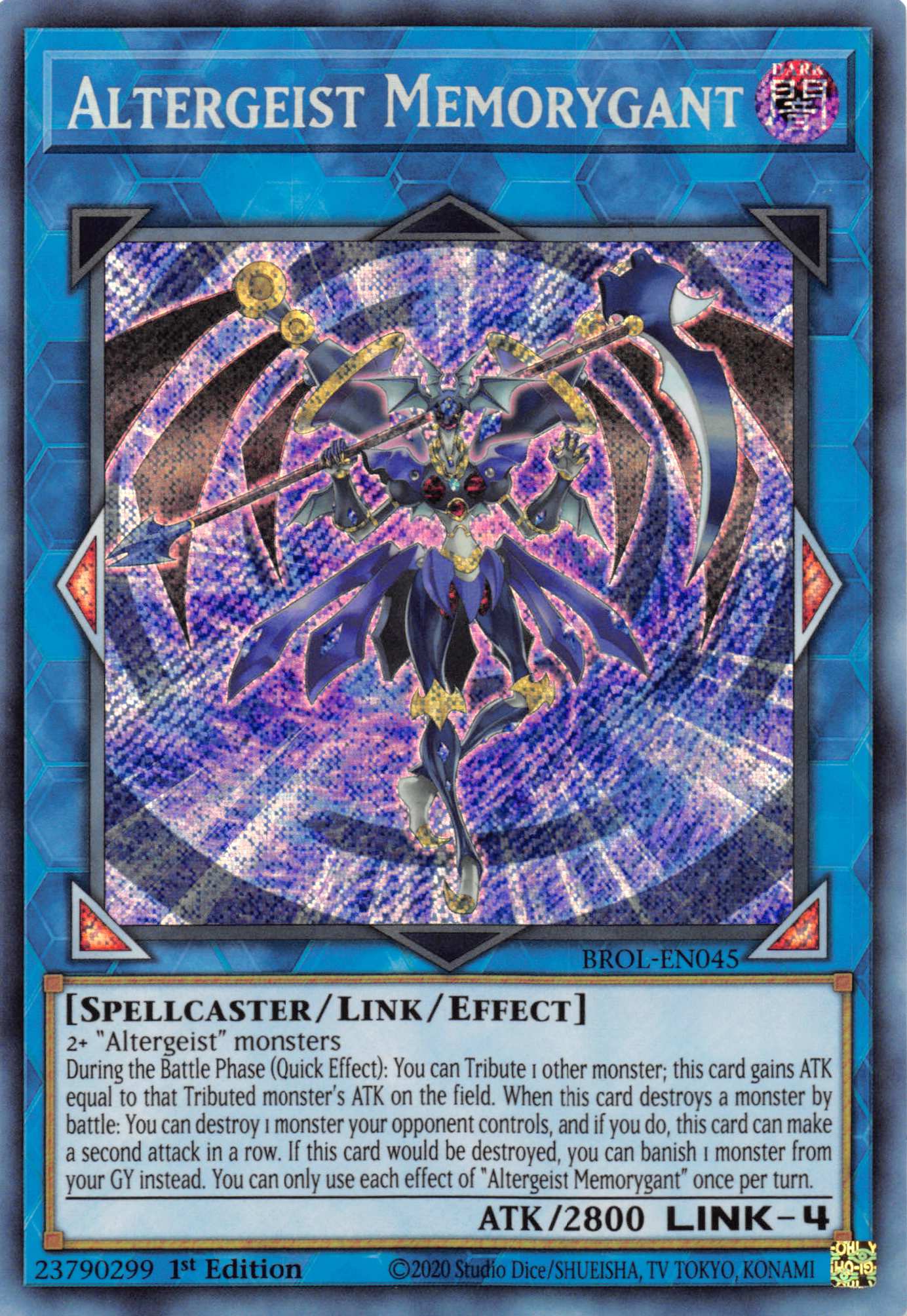 Altergeist Memorygant [BROL-EN045] Secret Rare | The Gaming-Verse