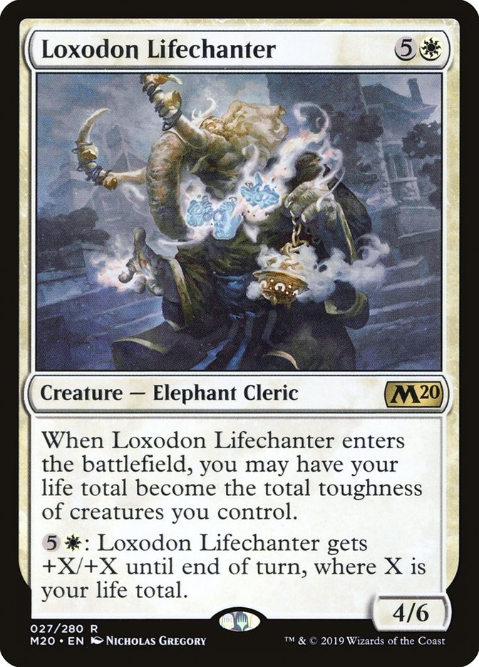 Loxodon Lifechanter [Core Set 2020] | The Gaming-Verse