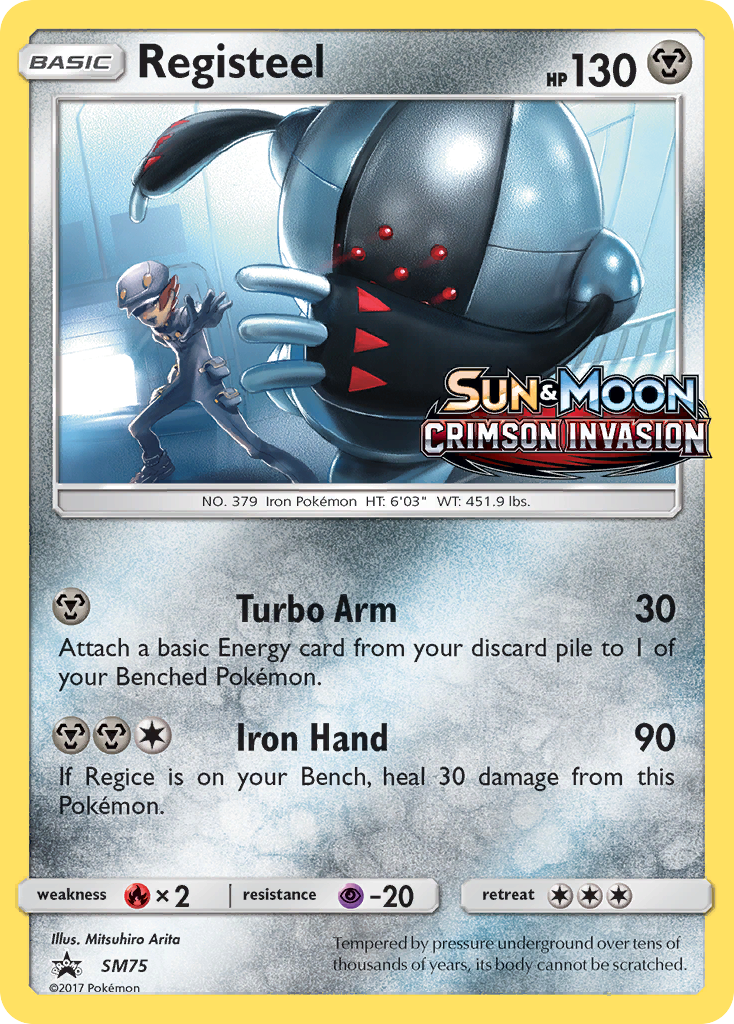 Registeel (SM75) [Sun & Moon: Black Star Promos] | The Gaming-Verse