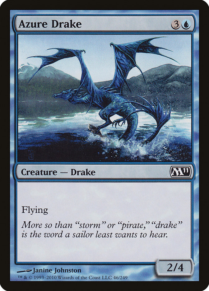 Azure Drake [Magic 2011] | The Gaming-Verse