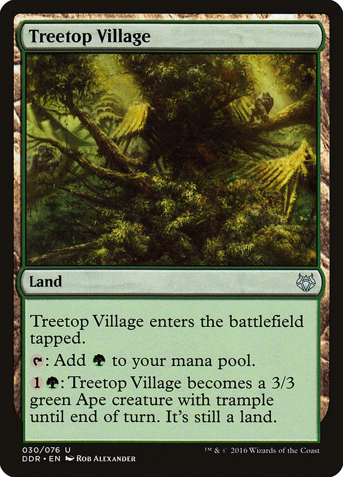 Treetop Village [Duel Decks: Nissa vs. Ob Nixilis] | The Gaming-Verse