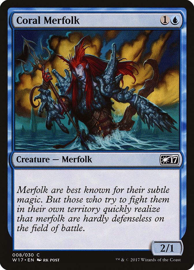 Coral Merfolk [Welcome Deck 2017] | The Gaming-Verse