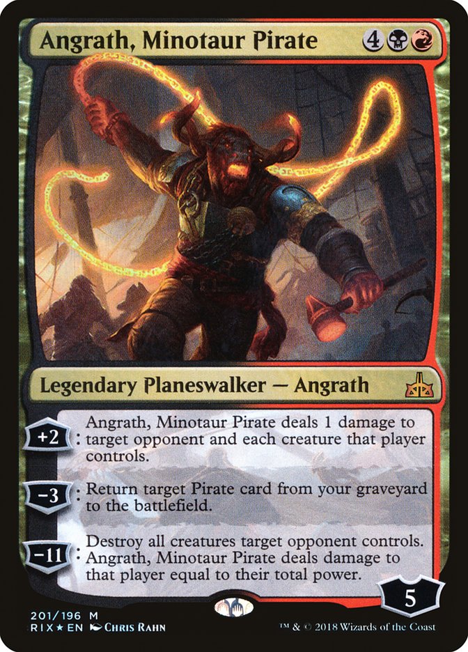 Angrath, Minotaur Pirate [Rivals of Ixalan] | The Gaming-Verse