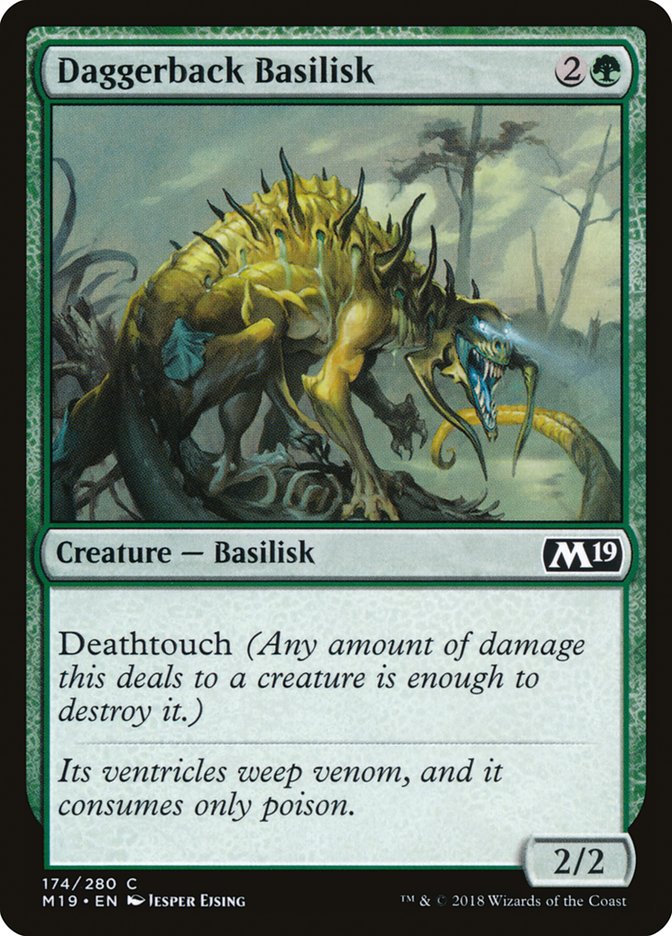 Daggerback Basilisk [Core Set 2019] | The Gaming-Verse