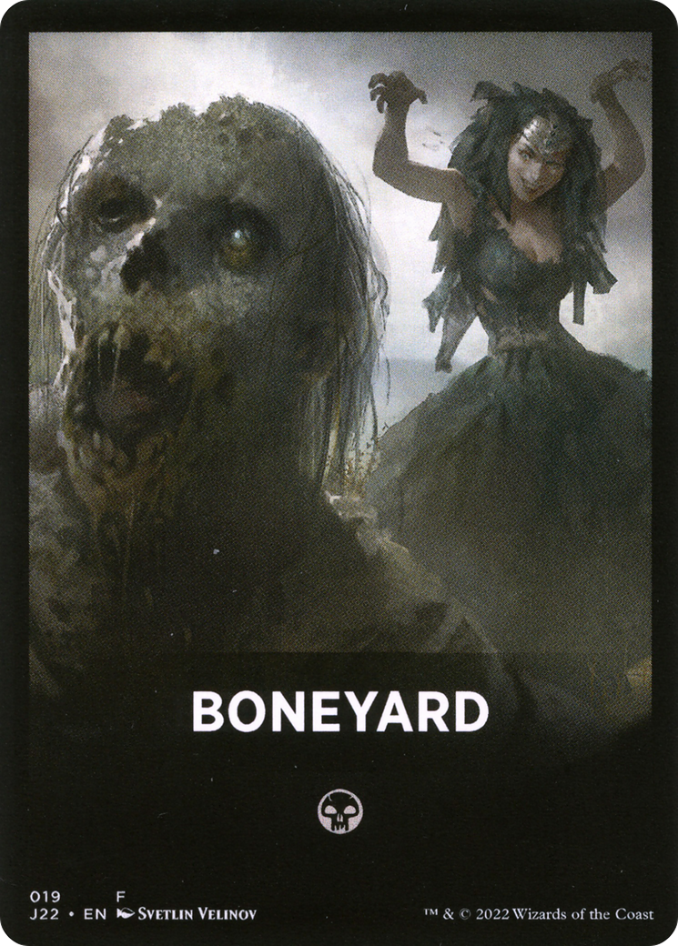 Boneyard Theme Card [Jumpstart 2022 Front Cards] | The Gaming-Verse