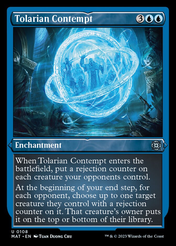 Tolarian Contempt (Foil Etched) [March of the Machine: The Aftermath] | The Gaming-Verse