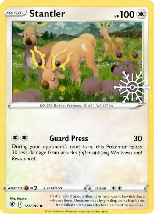 Stantler (125/189) (Holiday Calendar) [Sword & Shield: Astral Radiance] | The Gaming-Verse