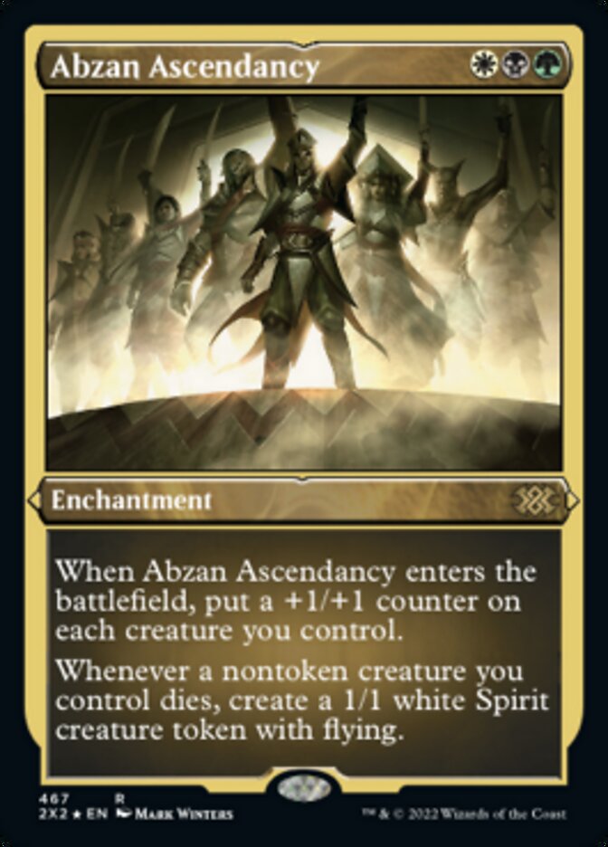 Abzan Ascendancy (Foil Etched) [Double Masters 2022] | The Gaming-Verse