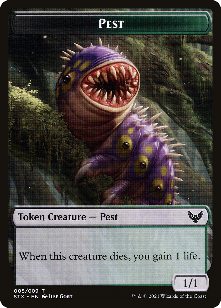 Pest // Lukka, Wayward Bonder Emblem Double-Sided Token [Secret Lair: From Cute to Brute Tokens] | The Gaming-Verse