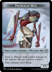 Phyrexian Mite // Phyrexian Insect Double-Sided Token [Phyrexia: All Will Be One Commander Tokens] | The Gaming-Verse