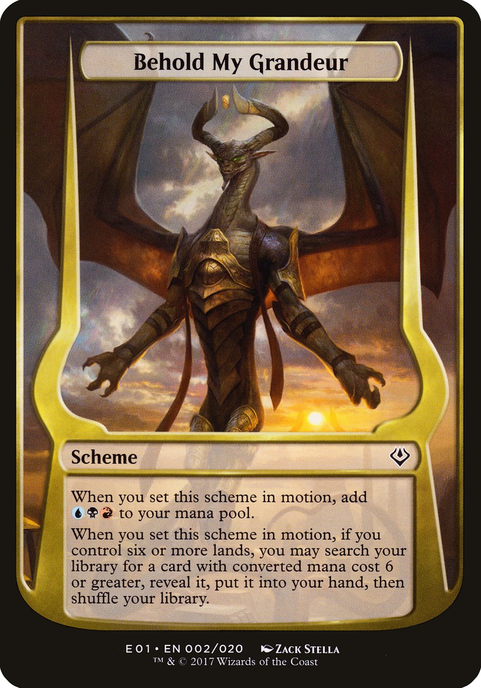 Behold My Grandeur [Archenemy: Nicol Bolas Schemes] | The Gaming-Verse