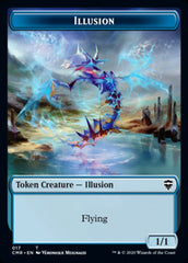 Illusion // Saproling Token [Commander Legends Tokens] | The Gaming-Verse