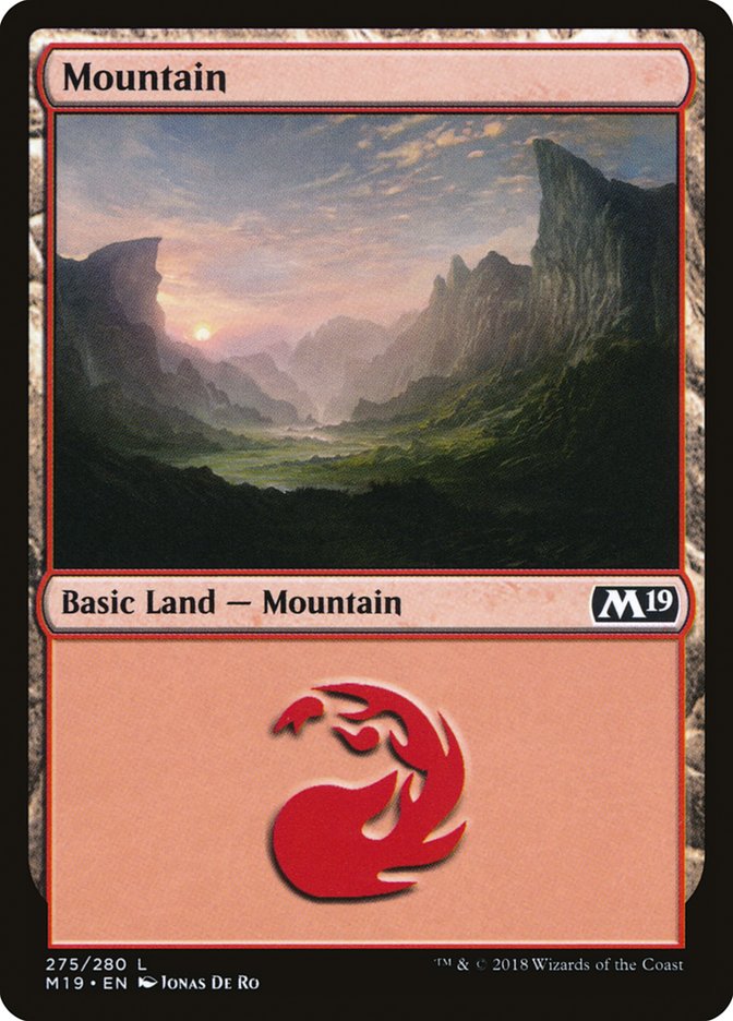 Mountain (#275) [Core Set 2019] | The Gaming-Verse