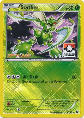 Scyther (4/108) (League Promo 3rd Place) [Black & White: Dark Explorers] | The Gaming-Verse