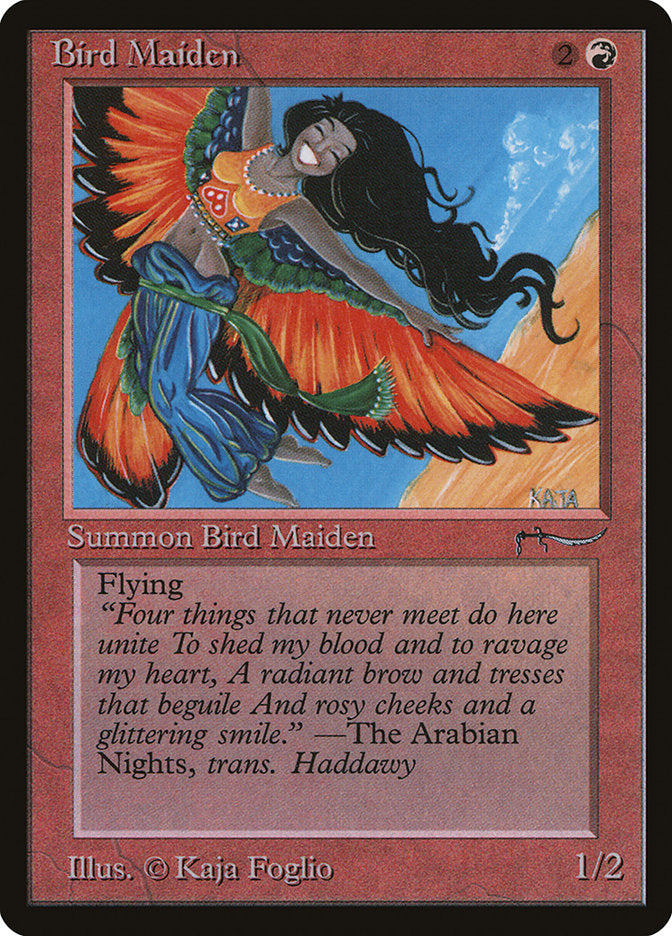 Bird Maiden (Dark Mana Cost) [Arabian Nights] | The Gaming-Verse