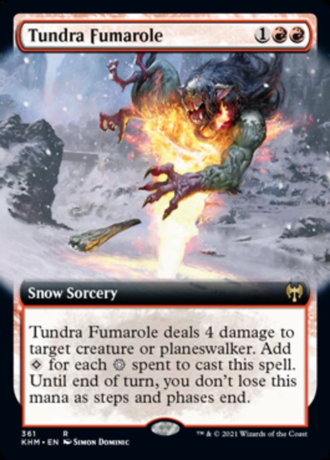 Tundra Fumarole (Extended Art) [Kaldheim] | The Gaming-Verse