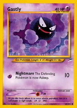 Gastly (65/105) [Neo Destiny Unlimited] | The Gaming-Verse