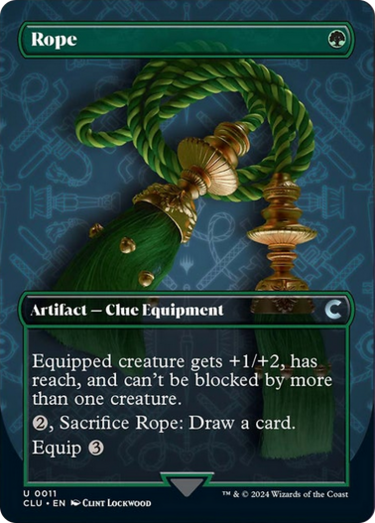 Rope (Borderless) [Ravnica: Clue Edition] | The Gaming-Verse