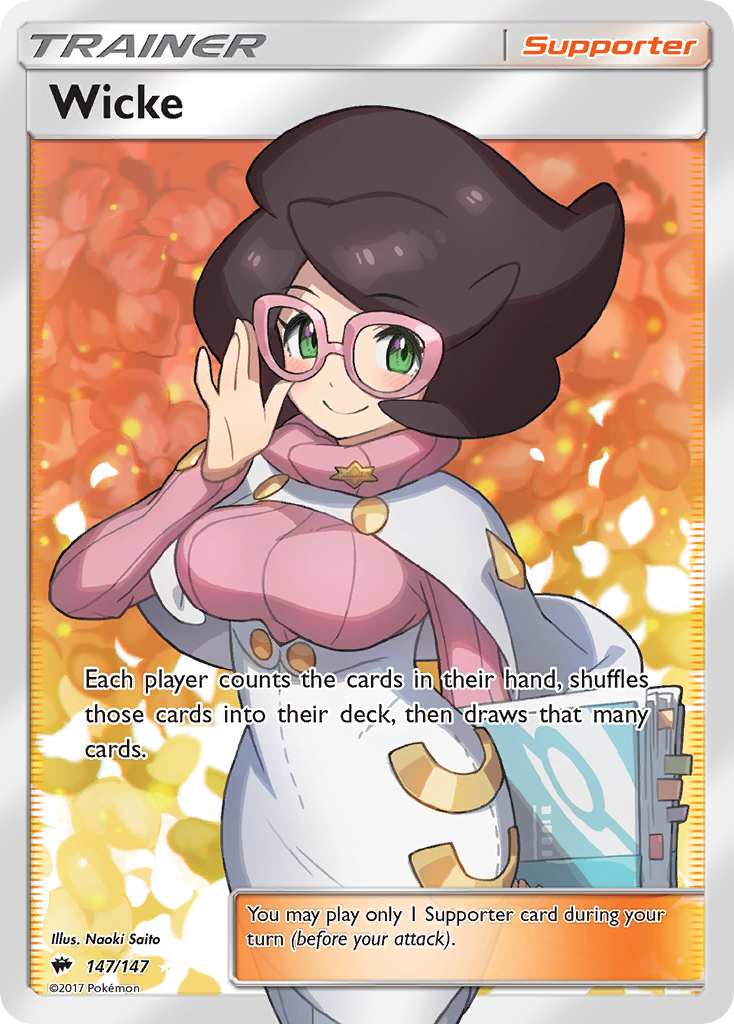 Wicke (147/147) [Sun & Moon: Burning Shadows] | The Gaming-Verse