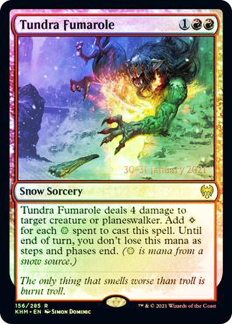 Tundra Fumarole  [Kaldheim Prerelease Promos] | The Gaming-Verse