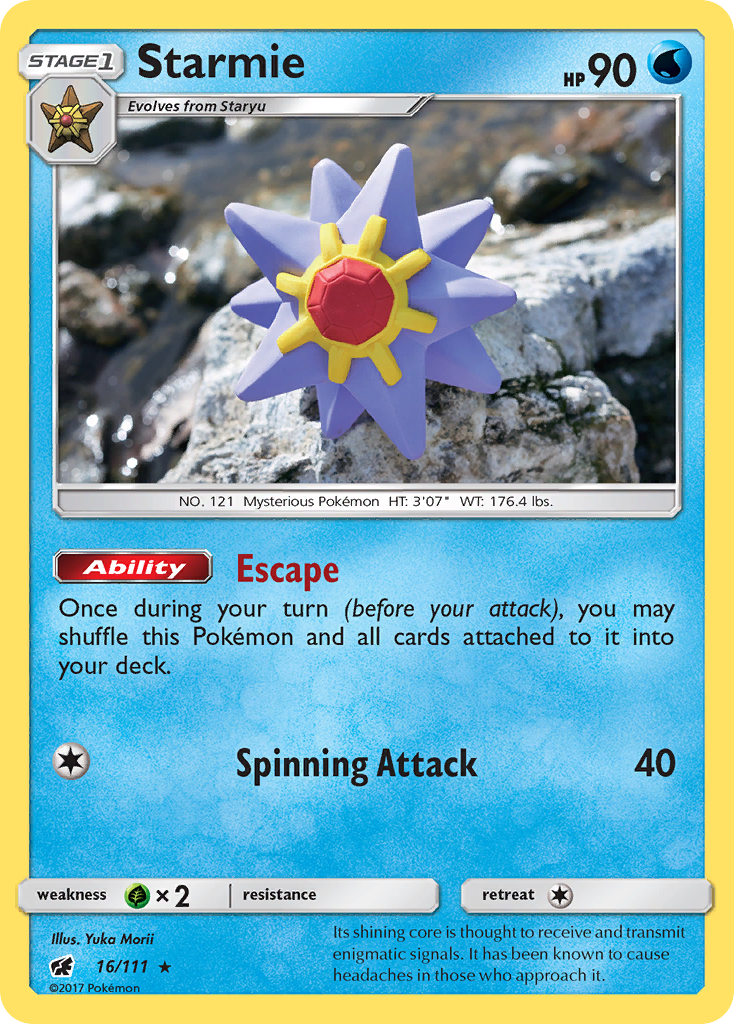 Starmie (16/111) [Sun & Moon: Crimson Invasion] | The Gaming-Verse