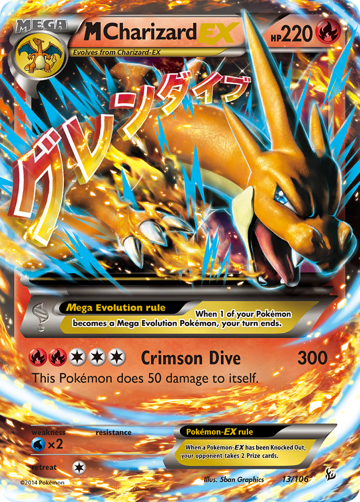 M Charizard EX (13/106) [XY: Flashfire] | The Gaming-Verse