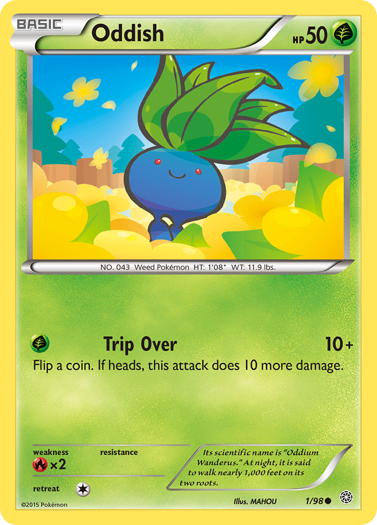 Oddish (1/98) [XY: Ancient Origins] | The Gaming-Verse