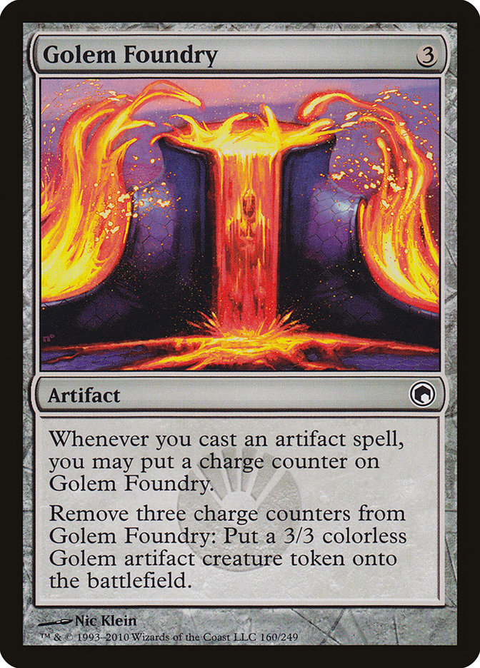 Golem Foundry [Scars of Mirrodin] | The Gaming-Verse