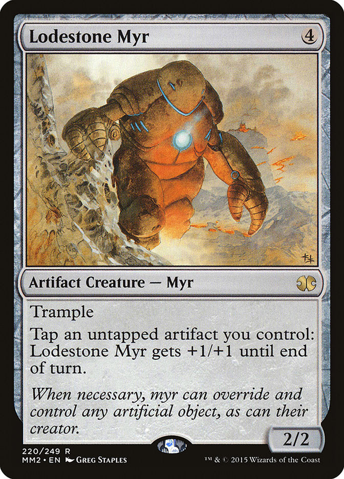 Lodestone Myr [Modern Masters 2015] | The Gaming-Verse