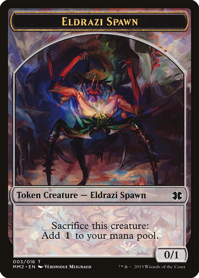 Eldrazi Spawn (003/016) [Modern Masters 2015 Tokens] | The Gaming-Verse