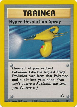 Hyper Devolution Spray (73/75) [Neo Discovery Unlimited] | The Gaming-Verse