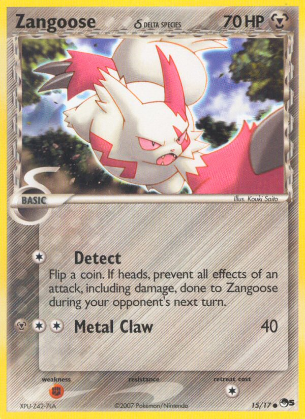 Zangoose (15/17) (Delta Species) [POP Series 5] | The Gaming-Verse