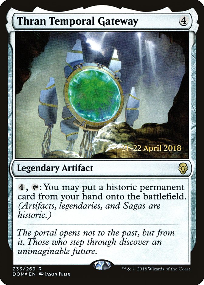 Thran Temporal Gateway  (Prerelease) [Dominaria Prerelease Promos] | The Gaming-Verse