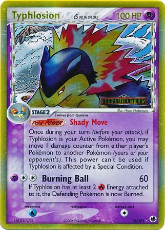 Typhlosion (12/101) (Delta Species) (Stamped) [EX: Dragon Frontiers] | The Gaming-Verse