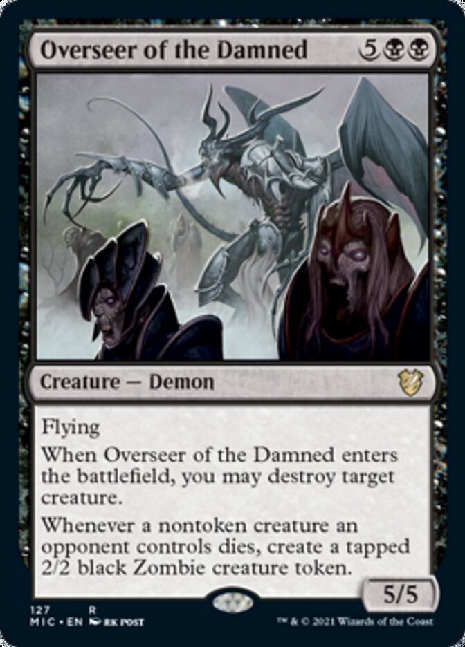 Overseer of the Damned [Innistrad: Midnight Hunt Commander] | The Gaming-Verse