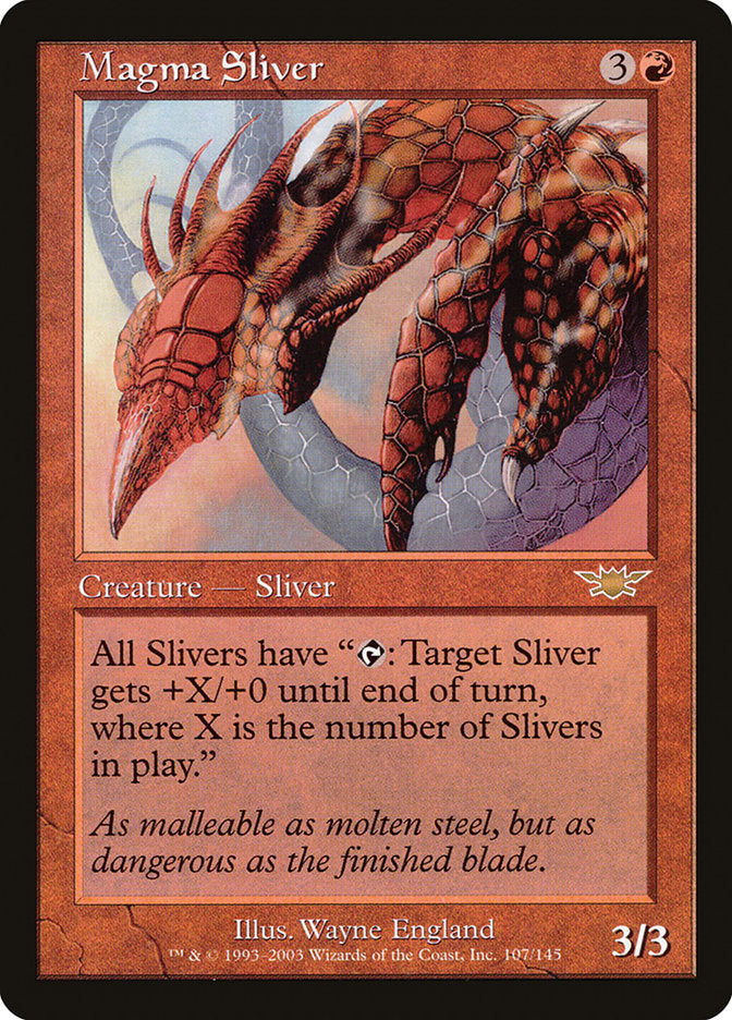 Magma Sliver [Legions] | The Gaming-Verse